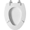 Siege De Toilette MAYFAIR Benton Slow-Close Elongated Toilet Seat With Chrome Hinges - Enameled Wood, Whisper Close Mayfair Bennett Toilet Seat